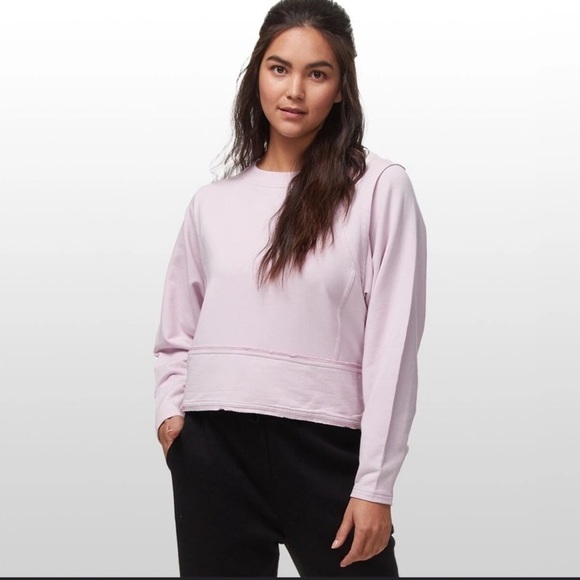 FP Movement Free People Where The Wind Blows Purple Pink Pullover Sweatshirt - Picture 1 of 12